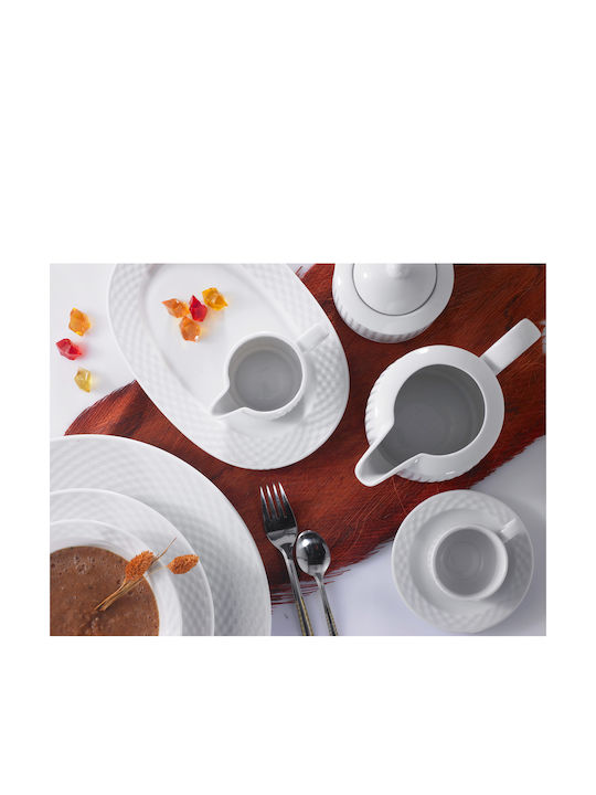 Cryspo Trio Polo Dinnerware Set White