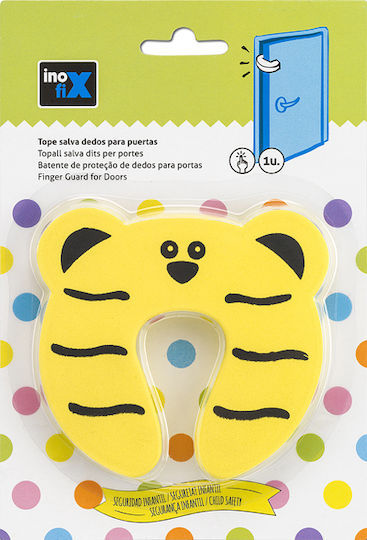 Inofix Tiger Finger Protector for Doors in Yellow Color 1pcs