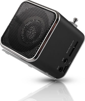 Forever MF-100 Radio portabil Reîncărcabil cu USB Negru