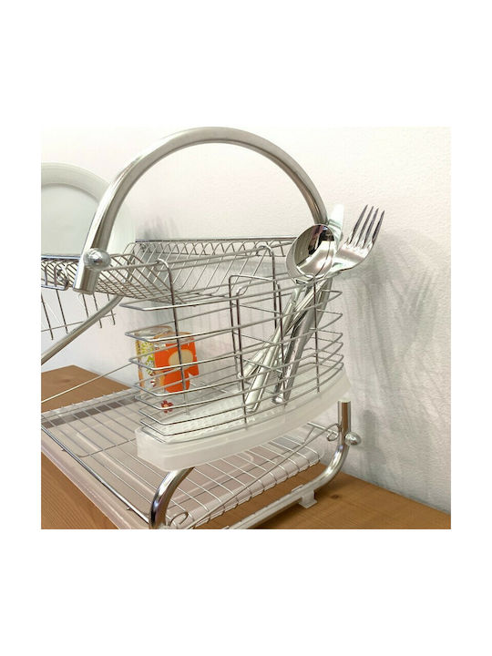 Sidirela Nova Στραγγιστήρι Νεροχύτη Inox Ασημί 53x23x32cm