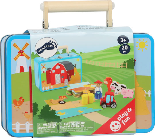 Wooden Kids Puzzle Farm Case for 3+ years+ Years 20pcs Small Foot