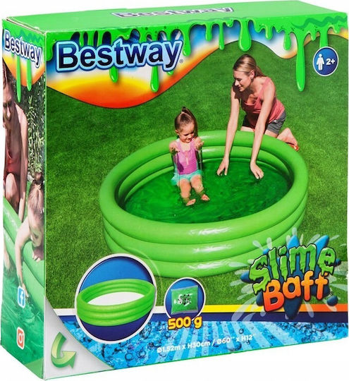 Bestway Children's Round Swimming Pool 282lt Inflatable 152x30cm Green