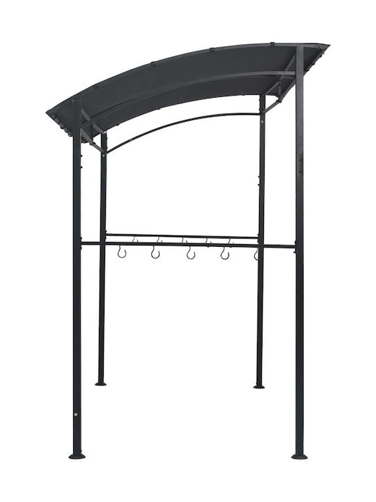vidaXL Garden Freestanding Gazebo Gray 2.15x1.5cm