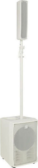 RCF Evox J8 Set with Powered PA Speakers 700W with Woofer 12" 40x46x62.3cm. in White Color