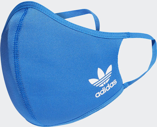 adidas Μάσκα Προστασίας Υφασμάτινη XS/S σε Μπλε χρώμα H32392 3τμχ