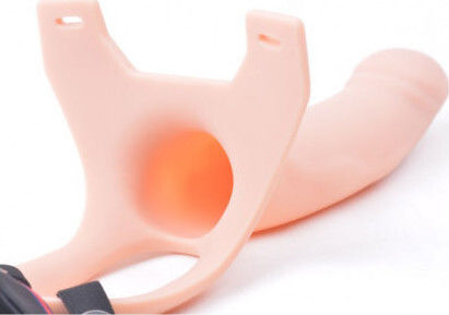 You2Toys Strap-On Silicone Sleeve Harness with Dildo 16cm in skin color