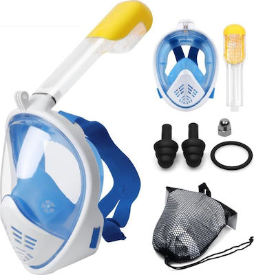 Full Face Diving Mask Full Face White/Blue L/XL L/XL Blue MM049185264