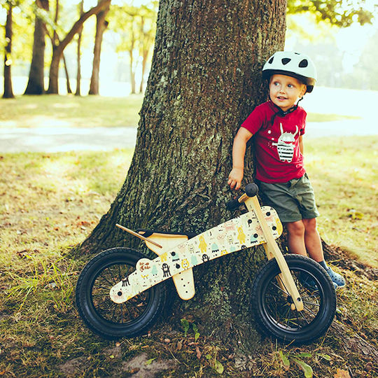 Dip Dap Kids Balance Bike Little Monsters Beige