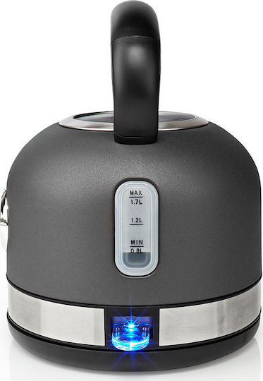 Nedis Kettle 1.7lt 2150W Gray