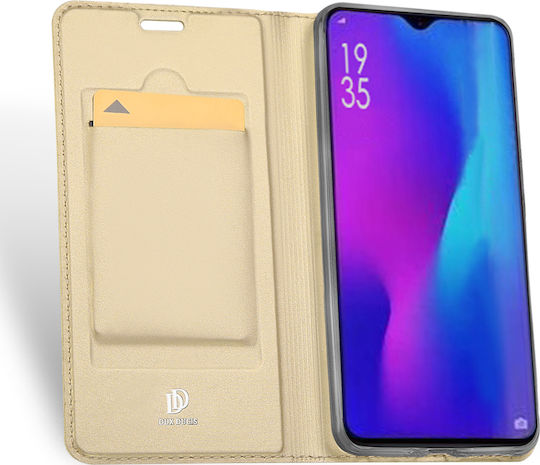 Dux Ducis Skin Pro Book Δερματίνης Χρυσό (Huawei P30 Pro)