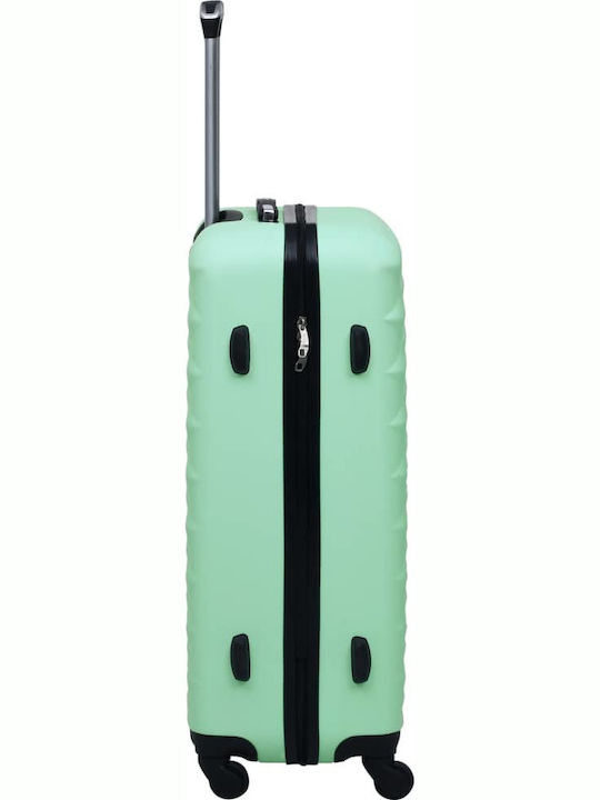 vidaXL vidaXL Hart Türkis Reise Koffer Maximalhöhe 76cm mit 4 Räder Koffer-Set 3 Stück