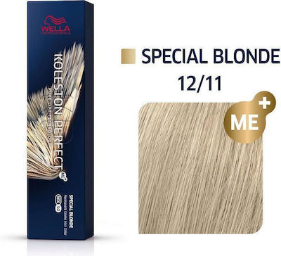 Wella Koleston Perfect Me+ Special Blonde 12/11 Πολύ Ανοιχτό Φωτεινό Ξανθό Σαντρέ Έντονο 60ml