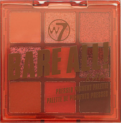 W7 Cosmetics Bare All Παλέτα με Σκιές Ματιών σε Στερεή Μορφή Raw 8.1gr