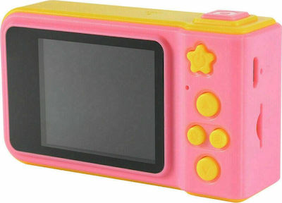 TD-KD001 Compact Camera 0.3MP with 2" Display Yellow / Pink