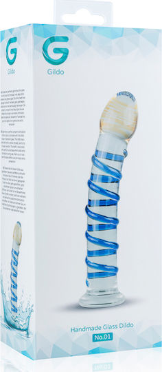Gildo Glass Dildo No. 1 Стъклено дилдо Прозрачен 17.5см