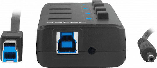 Natec Mantis Hub 4 Θυρών USB 3.0 με σύνδεση USB-A