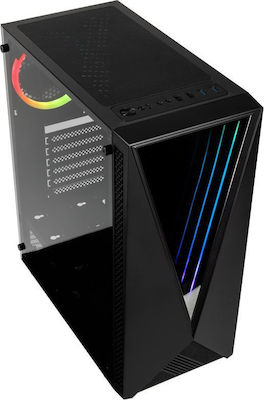 Kolink Void Gaming Midi Tower Κουτί Υπολογιστή με RGB Φωτισμό Μαύρο