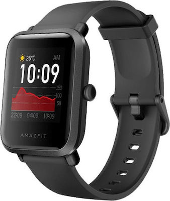 Amazfit Bip S 42mm Αδιάβροχο Smartwatch με Παλμογράφο (Carbon