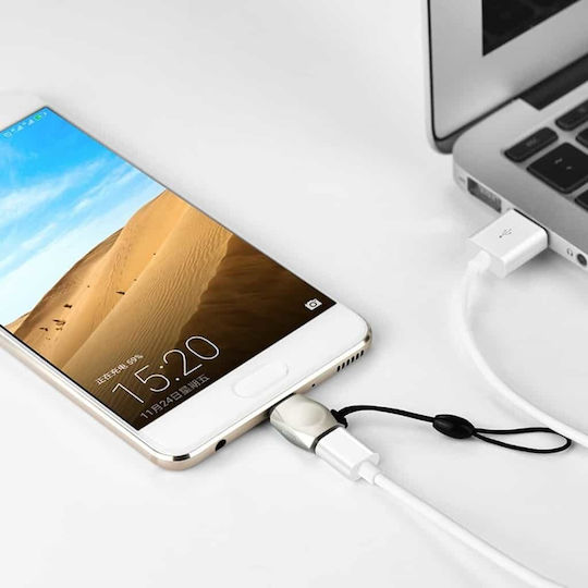 Hoco UA8 Converter USB-C male to micro USB female Silver 1pcs