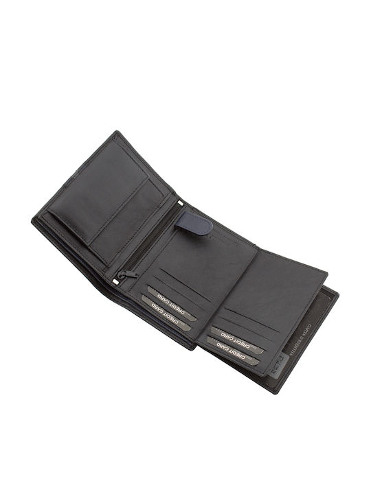 Leather Men's Wallet Classic Black