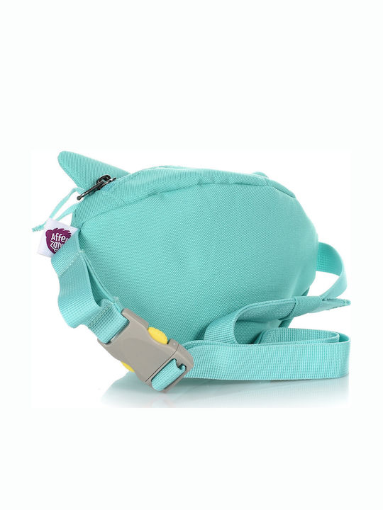 Affenzahn Owl Olivia Παιδικό Τσαντάκι Μέσης Τιρκουάζ 21.5x5.5x5.5εκ.