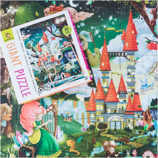 Kinderpuzzle Castello Magic für 3+ Jahre alt+ Jahre 48pcs Ludattica