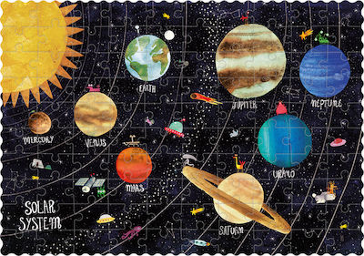 Kids Puzzle Discover The Planets for 6++ Years 100pcs Londji