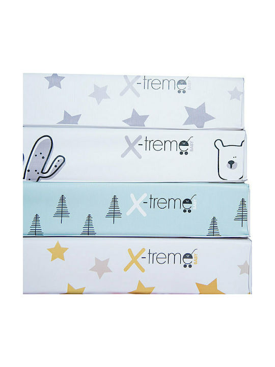 X-treme Baby Σκληρή Αλλαξιέρα Indian από Πλαστικό Grey 50x80cm