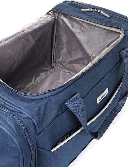 Diplomat Reisetasche 49Es Blau Stoff L53xB30xH31cm