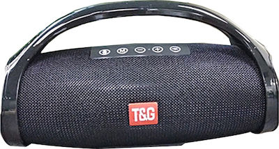 T&G Bluetooth Speaker 10W with Radio and Battery Life up to 6 hours Black