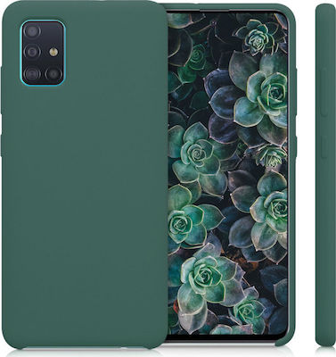 KWmobile Rubber TPU Silicone Back Cover Green (Galaxy A51)