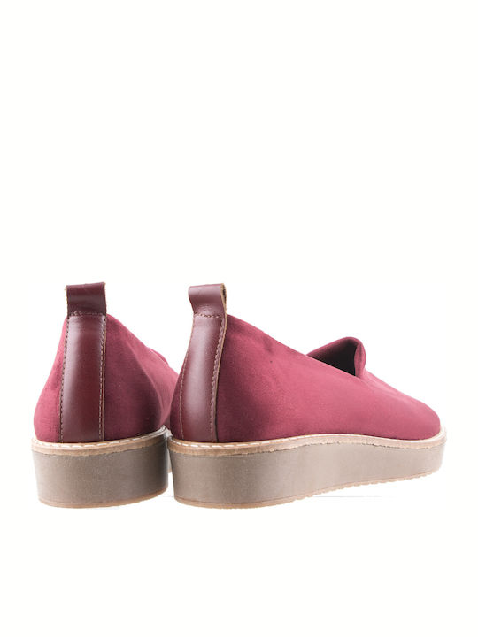 Γυναικεία Slip-On Μπορντό