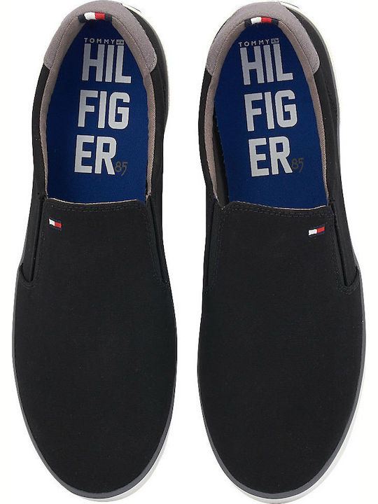 Harlow 2D Iconic Πάνινα Ανδρικά Slip-On Μαύρα