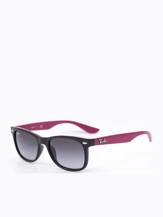 Ray Ban Wayfarer Unbreakable Square Kids Sunglasses With Mirror Lens Multicolour