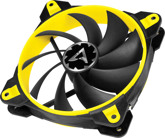 Arctic BioniX F120 Case Fan (1800rpm / 69cfm) Without LEDs Lighting and Connection 4-Pin PWM Yellow
