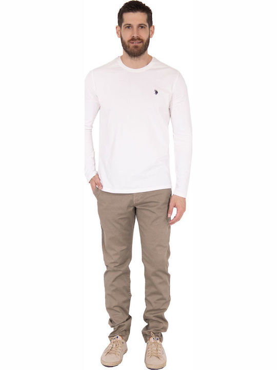 Charly Minimal Trousers Chino Khaki