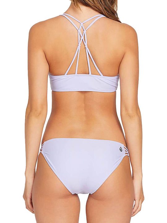 Volcom Simply Solid Full Bikini Slip Flieder