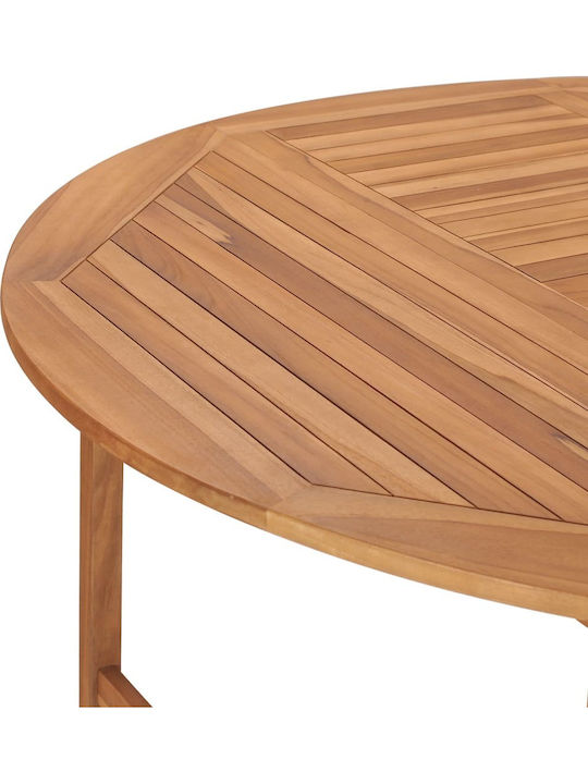 Τραπέζι Εξωτερικού Χώρου από Teak 150x150x76εκ.