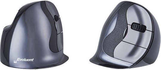 Bakker Elkhuizen Evoluent D Wireless Normal Ergonomic Vertical Mouse Gray