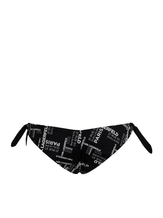 Bikini Brazil με Κορδονάκια Μαύρο