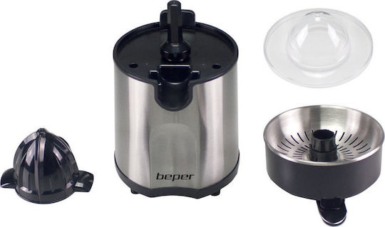 Beper Electric Juicer 85W Inox Gray