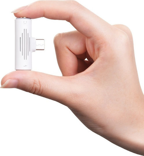 Borofone BV8 Converter USB-C Male to 3.5mm USB-C Female White 1 Piece