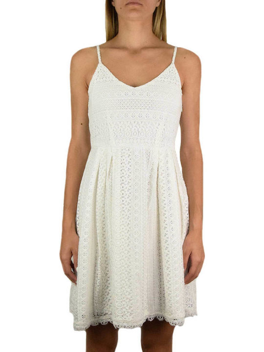 Rochii De Vară Pentru Femei Mini Rochie Alb/Cloud Dancer