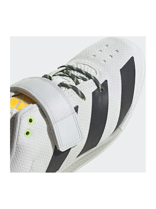 Adipower Weightlifting II Sport Shoes Crossfit Crystal White / Grey Six / Solar Gold