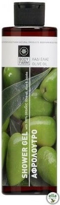 Bodyfarm Shower Gel Olive Oil Αφρόλουτρο σε Gel με Aloe Vera Καταπραϋντικό 250ml