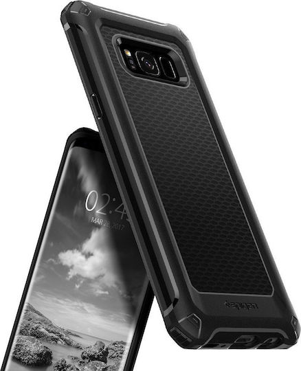 Spigen Rugged Armor Extra Back Cover Σιλικόνης Μαύρο (Galaxy S8+)