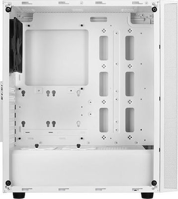 Silverstone FARA R1 Gaming Midi Tower Κουτί Υπολογιστή με Πλαϊνό Παράθυρο Λευκό