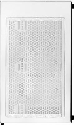 Silverstone FARA R1 Gaming Midi Tower Κουτί Υπολογιστή με Πλαϊνό Παράθυρο Λευκό