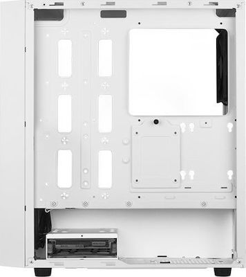 Silverstone FARA R1 Gaming Midi Tower Κουτί Υπολογιστή με Πλαϊνό Παράθυρο Λευκό