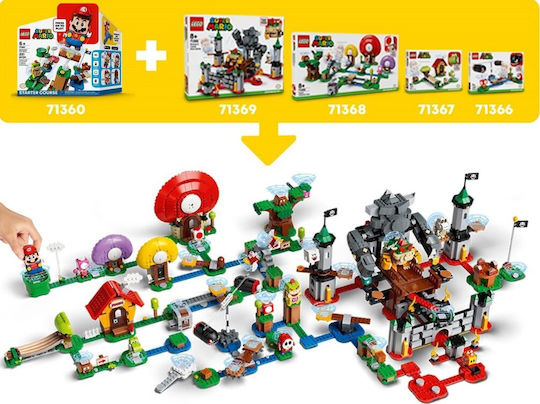 LEGO Лего Супер Марио Piranha Plant Power Slide за 7+ години 217бр